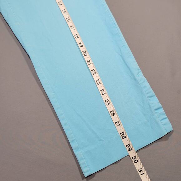 JH Collectibles Stretch Capri Baby Blue Straight Leg Women's Petite Size 8 Pants - Picture 9 of 11